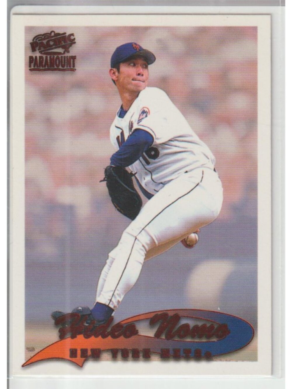 Rare Hideo Nomo 1999 Pacific Paramount Copper Foil Parallel #152